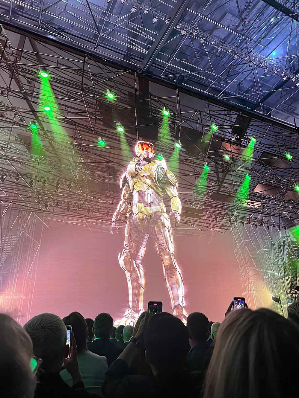 HALO hologram in The Now Building