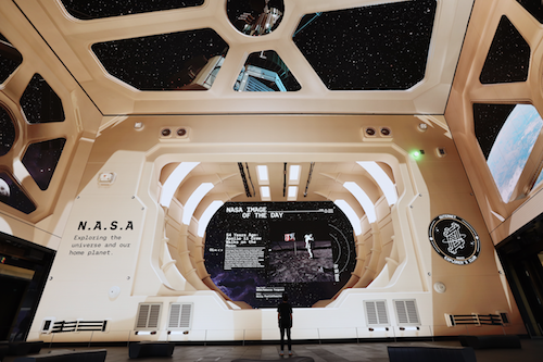 NASA exhibition at Outernet