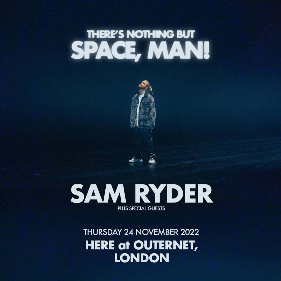 Sam Ryder at HERE poster