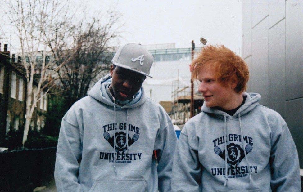 Jamal Edwards and Ed Sheeran walking down the street