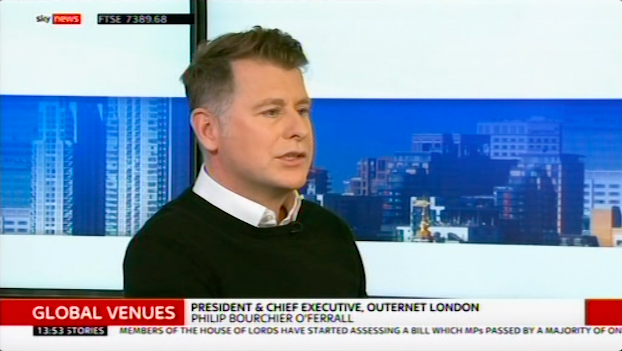 Outernet CEO Philip Bouchier O'Ferrall on Sky News